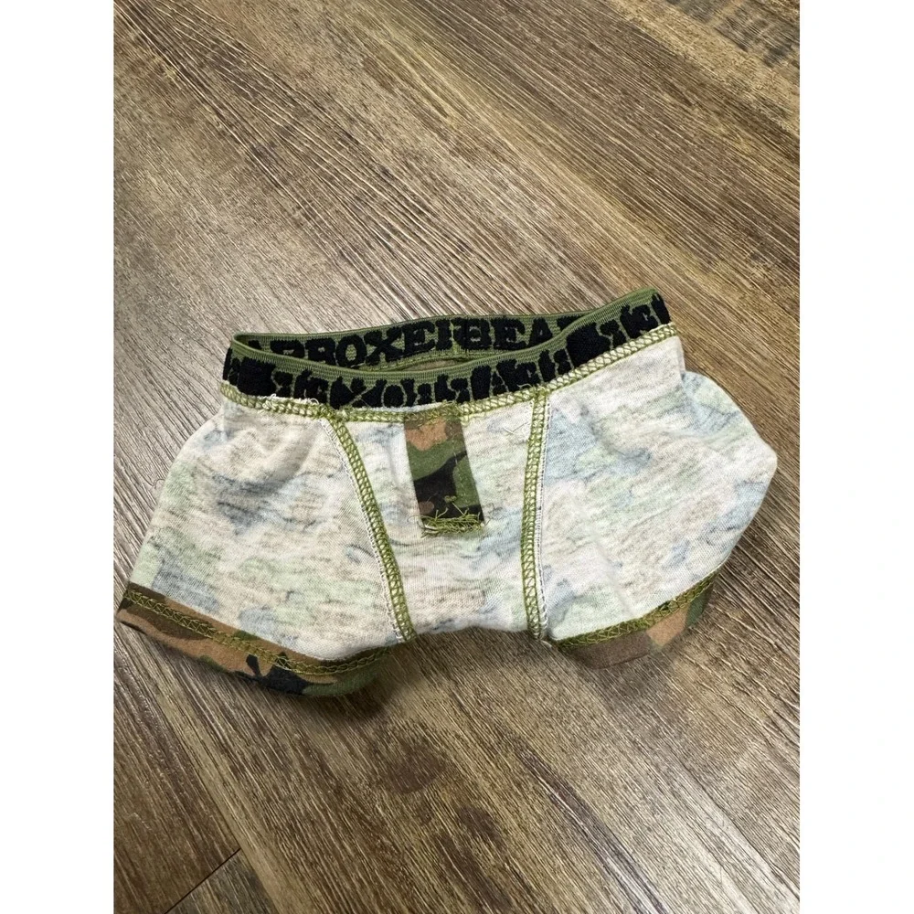 Build-A-Bear Workshop Camouflage Bearboxer Briefs Plush‎ Accessory Green Camo